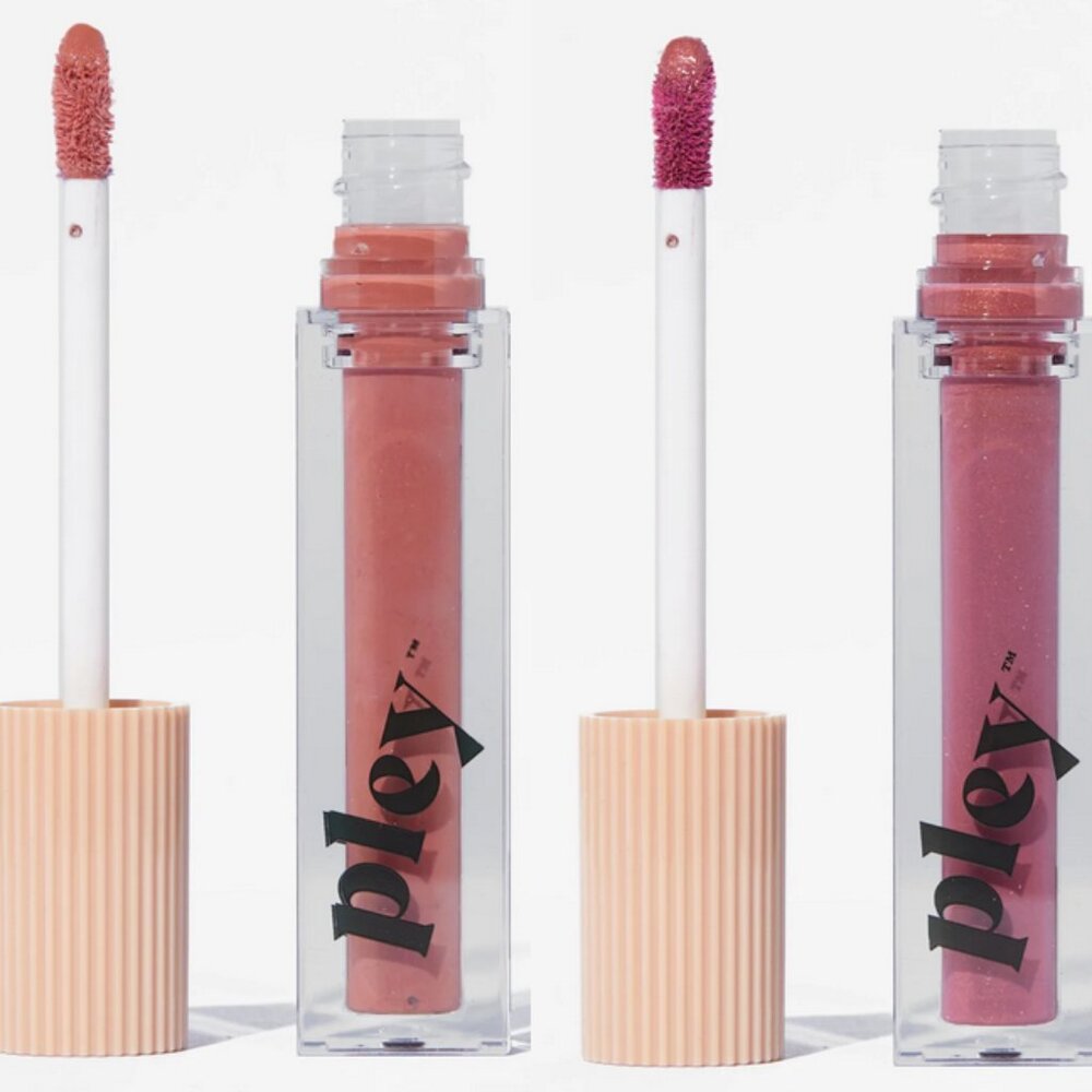 🥳3 For $20 🥳 *2* PLEY BEAUTY Lust + Found Glossy Lip Lacquer in Lupe And Ethyl